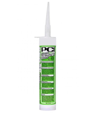 PCI Silcofug E Silikon, Elastischer Dichtstoff für innen und außen, Nr.01 brillantweiß, 310ml, 51649389